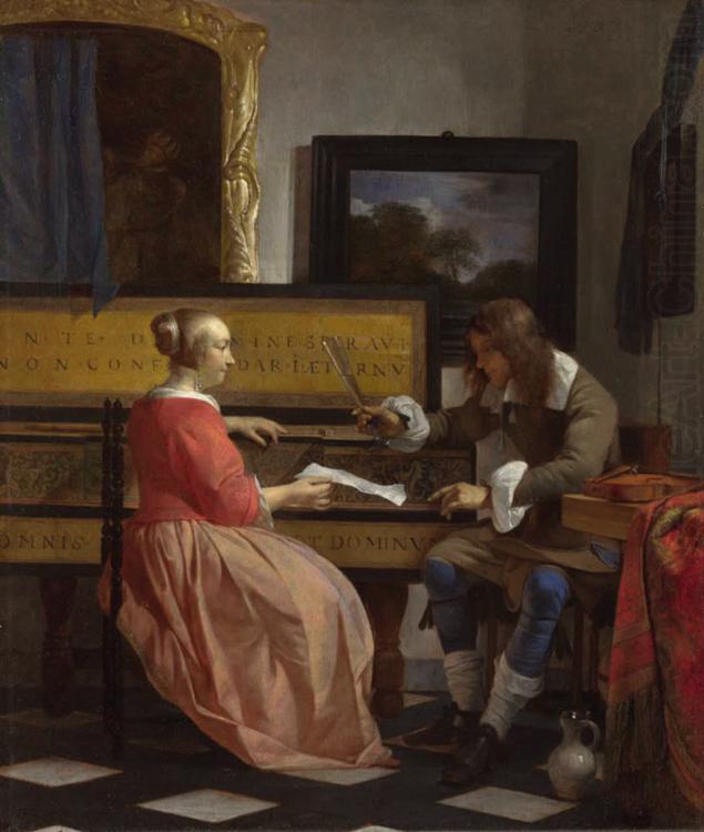 The Music Lesson (nn03), Gabriel Metsu